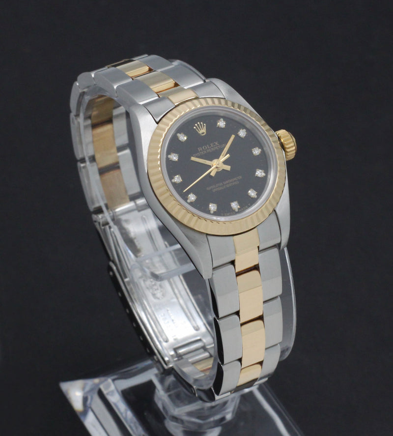Rolex Oyster Perpetual Lady 67193G - 1994 - Rolex horloge - Rolex kopen - Rolex dames horloge - Trophies Watches