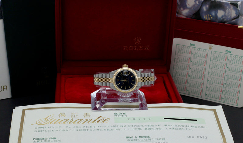 Rolex Lady-Datejust 79173 - 2001 - Rolex horloge - Rolex kopen - Rolex dames horloge - Trophies Watches