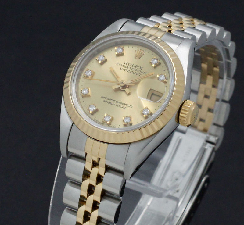 Rolex Lady-Datejust 69173G - 1992 - Rolex horloge - Rolex kopen - Rolex dames horloge - Trophies Watches