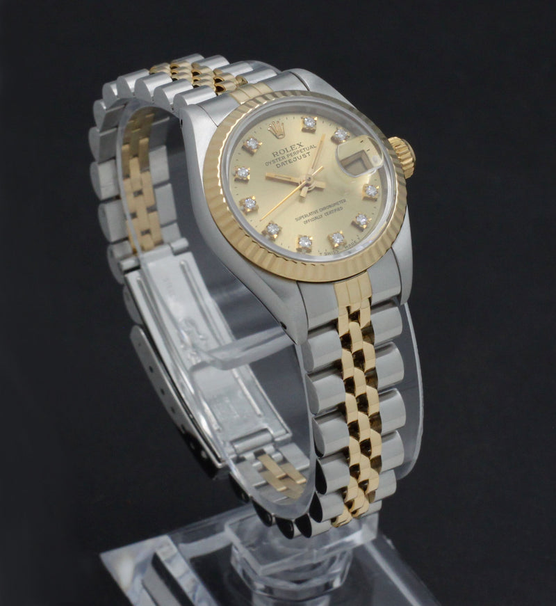 Rolex Lady-Datejust 69173G - 1992 - Rolex horloge - Rolex kopen - Rolex dames horloge - Trophies Watches