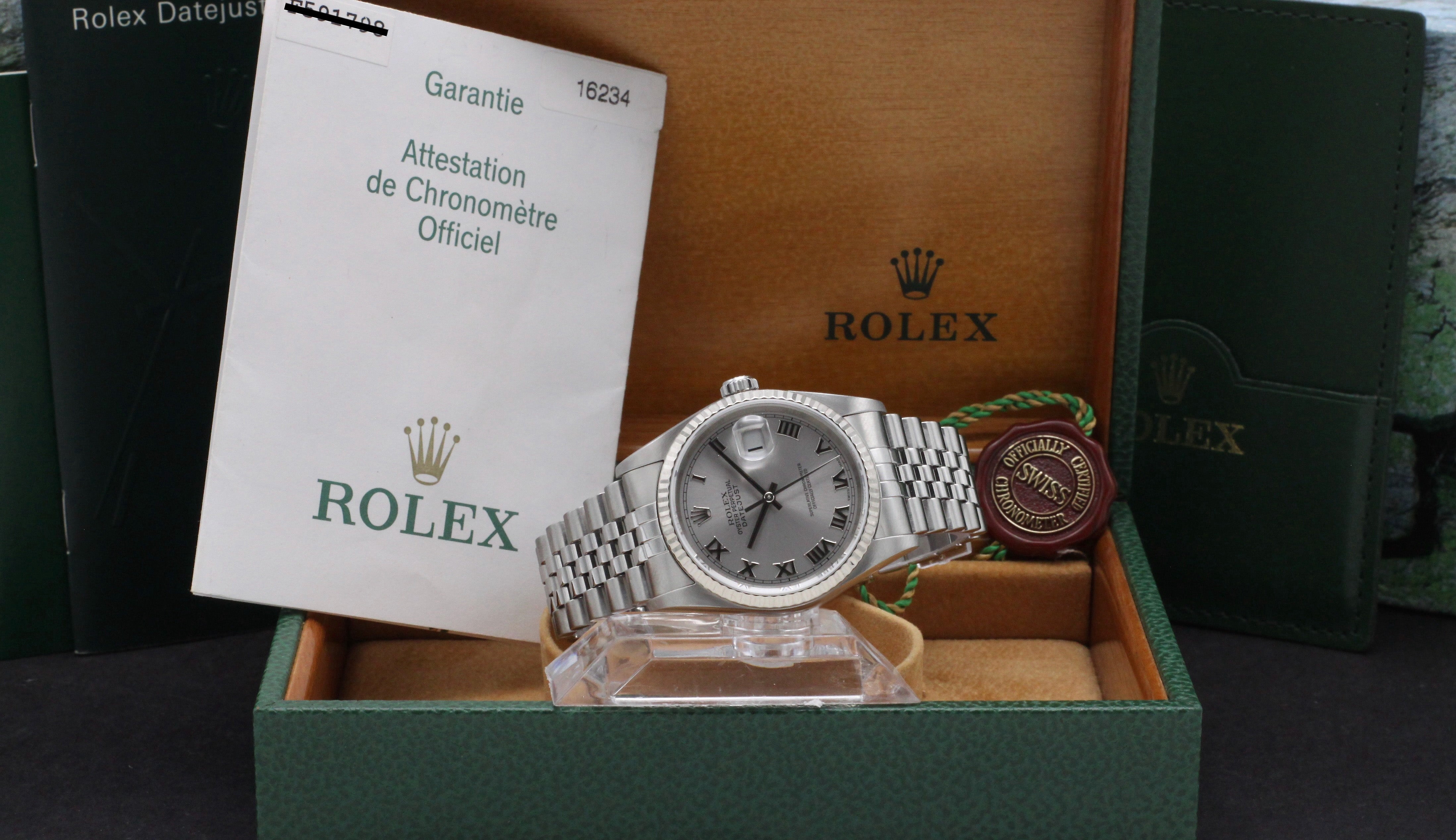 Rolex Datejust 16234 - 2004 - Rolex horloge - Rolex kopen - Rolex heren horloge - Trophies Watches