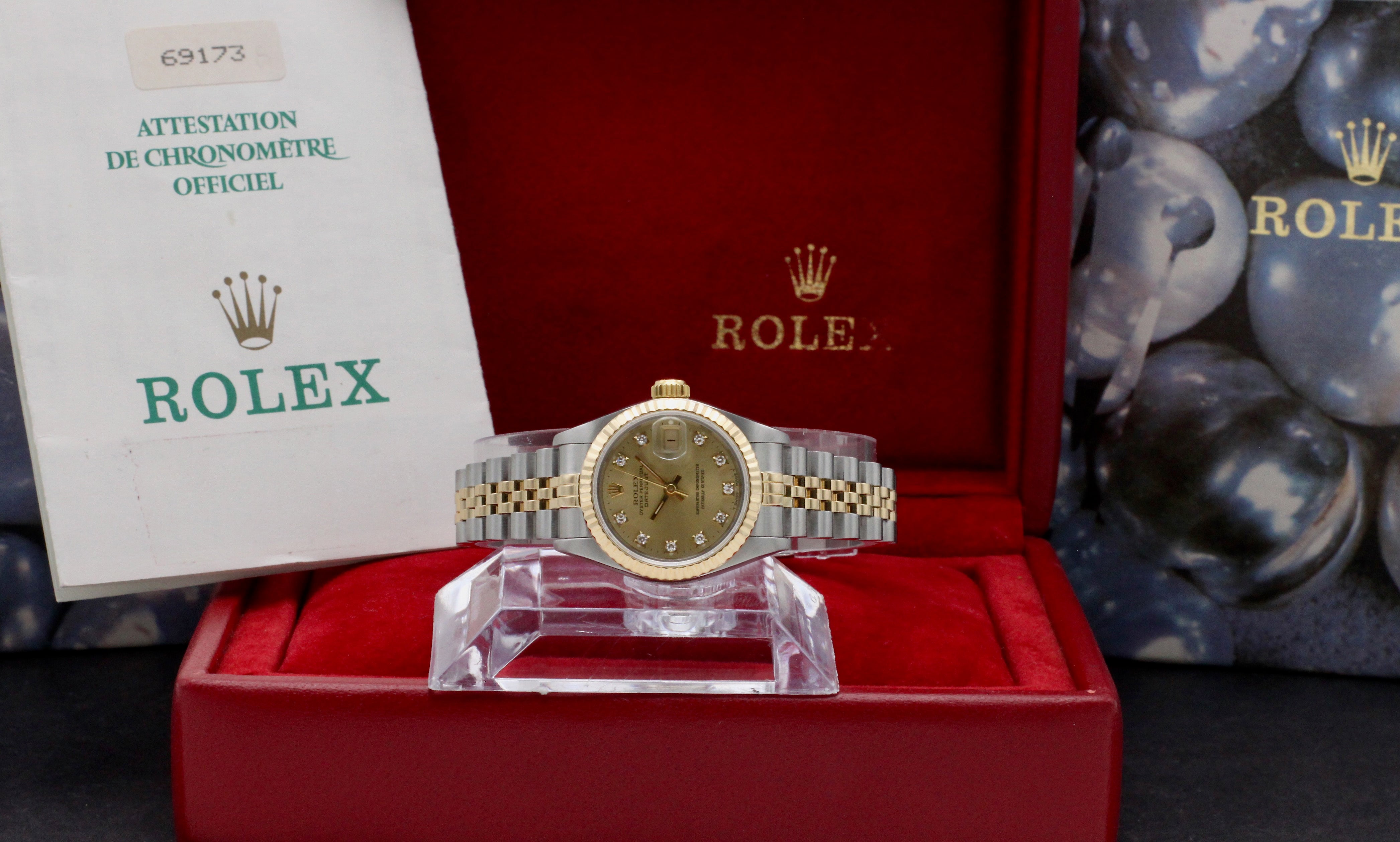 Rolex Lady-Datejust 69173G - 1992 - Rolex horloge - Rolex kopen - Rolex dames horloge - Trophies Watches