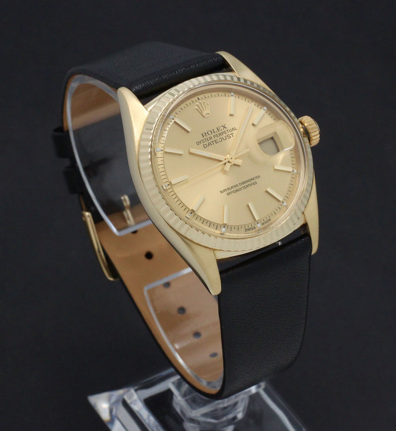 Rolex Datejust 1601 - 1957 - Geelgoud - two/tone - Rolex horloge - Rolex kopen - Rolex heren horloge - Trophies Watches
