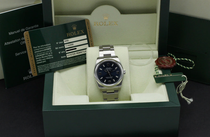 Rolex Oyster Perpetual 34 114200 - 2012 - Rolex horloge - Rolex kopen - Rolex heren horloge - Trophies Watches