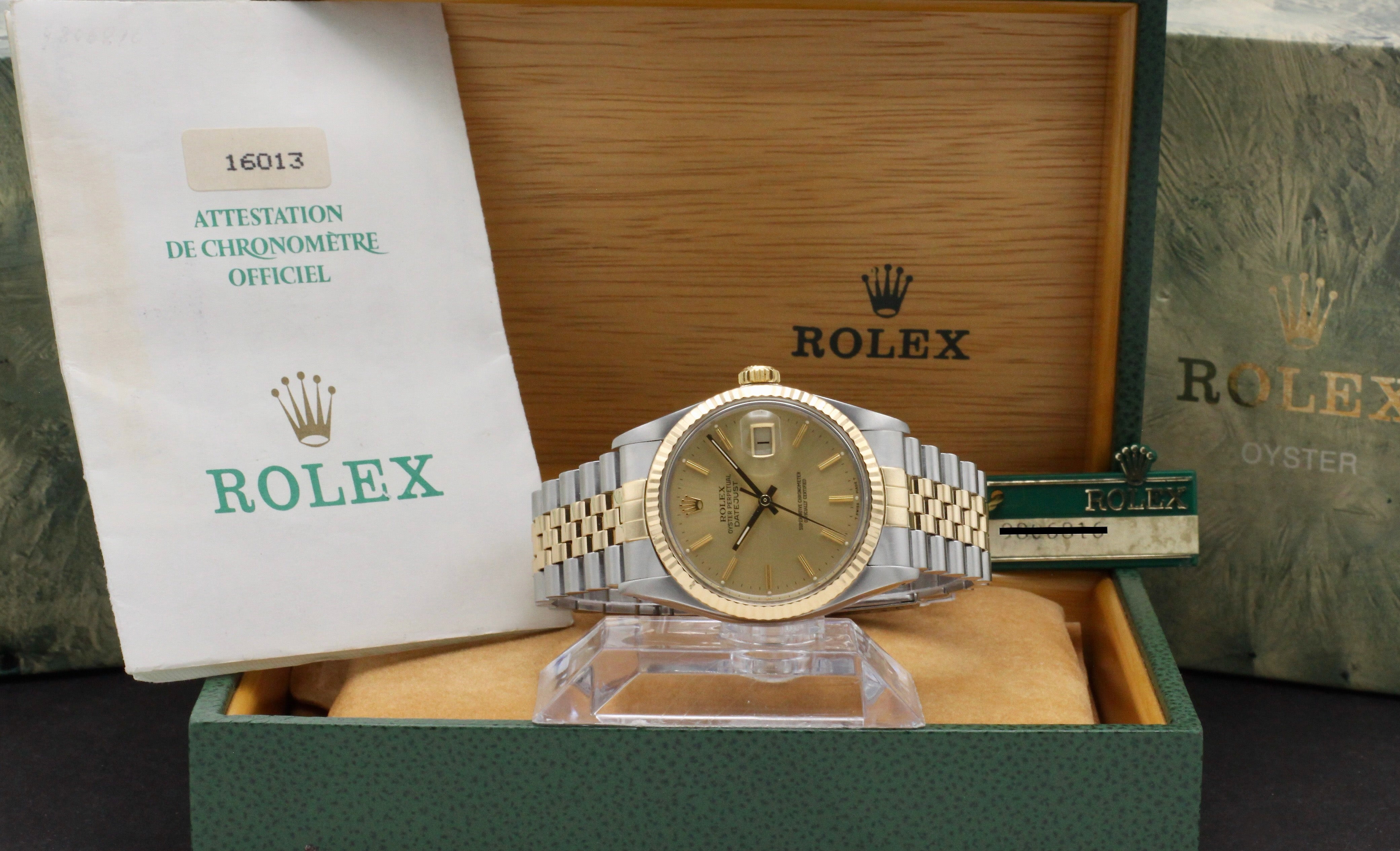 Rolex Datejust 16013 - 1987 - Rolex horloge - Rolex kopen - Rolex heren horloge - Trophies Watches