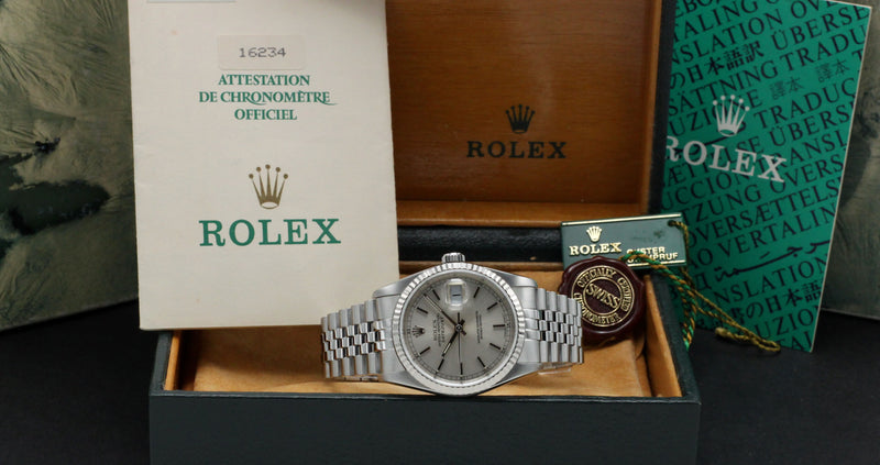 Rolex Datejust 16234 - 1990 - Rolex horloge - Rolex kopen - Rolex heren horloge - Trophies Watches