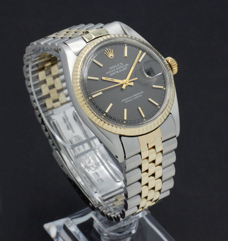 Rolex Datejust 1601 - 1971 - goud/staal - two/tone - Rolex horloge - Rolex kopen - Rolex heren horloge - Trophies Watches