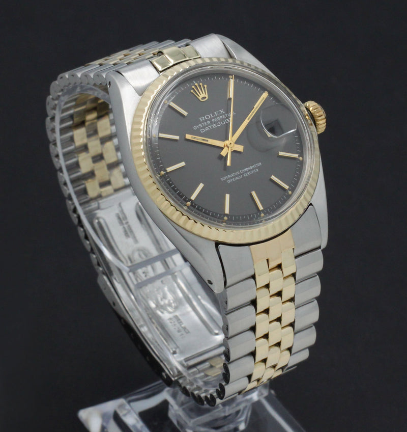 Rolex Datejust 1601 - 1971 - goud/staal - two/tone - Rolex horloge - Rolex kopen - Rolex heren horloge - Trophies Watches