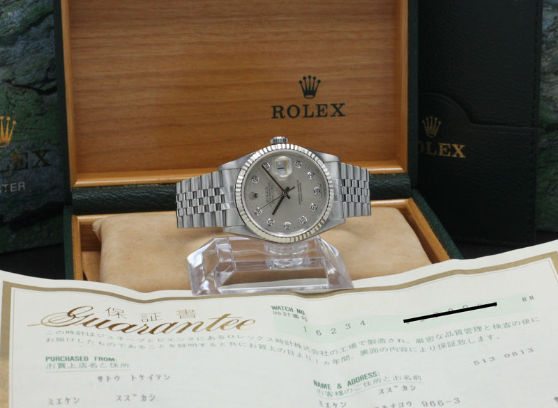 Rolex Datejust 16234G - 1998 - Rolex horloge - Rolex kopen - Rolex heren horloge - Trophies Watches