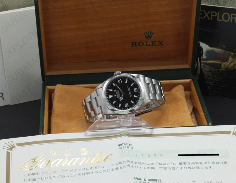 Rolex Explorer 14270 - 1992 - Rolex horloge - Rolex kopen - Rolex heren horloge - Trophies Watches