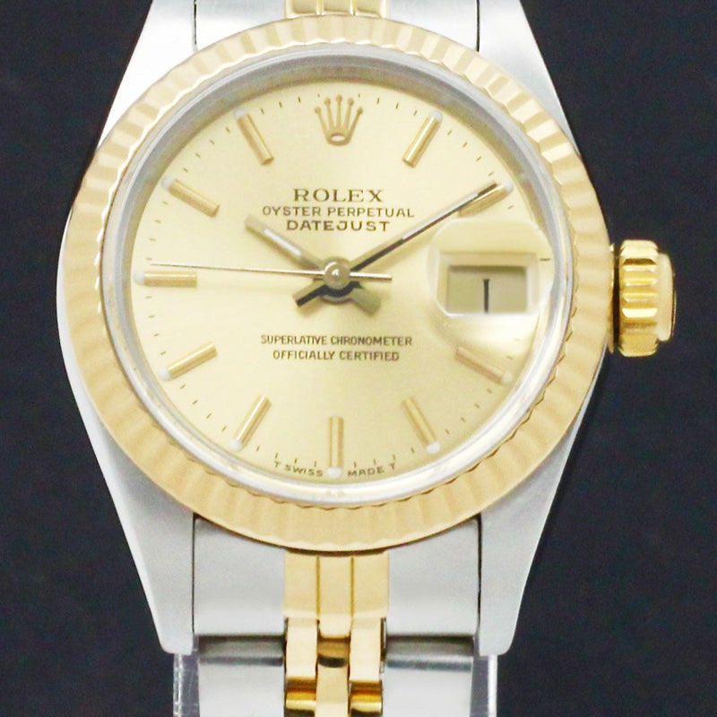 Rolex Lady-Datejust 69173 - 1988 - Rolex horloge - Rolex kopen - Rolex dames horloge - Trophies Watches