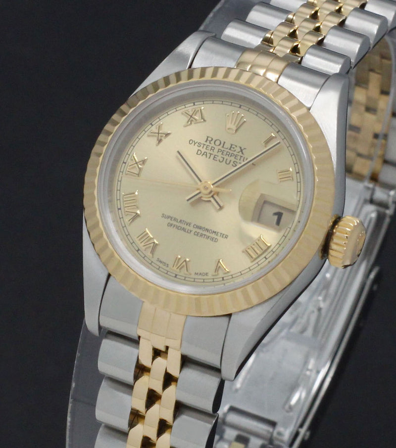 Rolex Lady-Datejust 69173 - 1999 - Rolex horloge - Rolex kopen - Rolex dames horloge - Trophies Watches