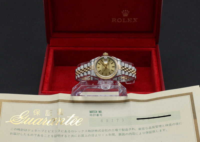 Rolex Lady-Datejust 69173 - 1993 - Rolex horloge - Rolex kopen - Rolex dames horloge - Trophies Watches