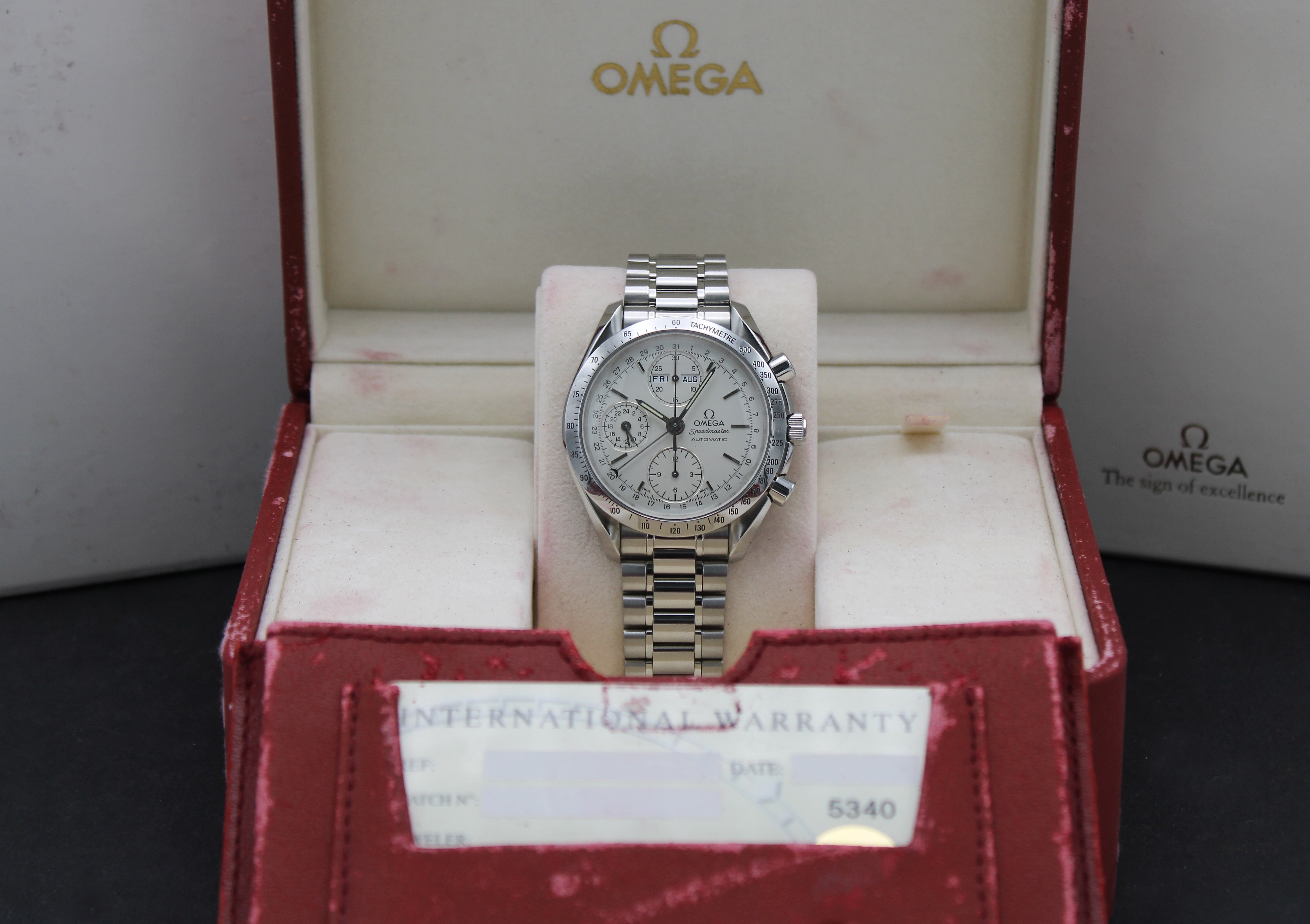 Omega Speedmaster Day Date 3521.30.00 - 1995 - Omega horloge - Omega kopen - Omega heren horloge - Trophies Watches