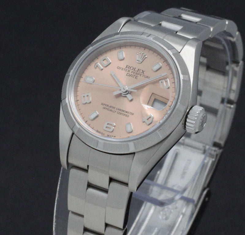 Rolex Oyster Perpetual Lady Date 79190 - 2002 - Rolex horloge - Rolex kopen - Rolex dames horloge - Trophies Watches