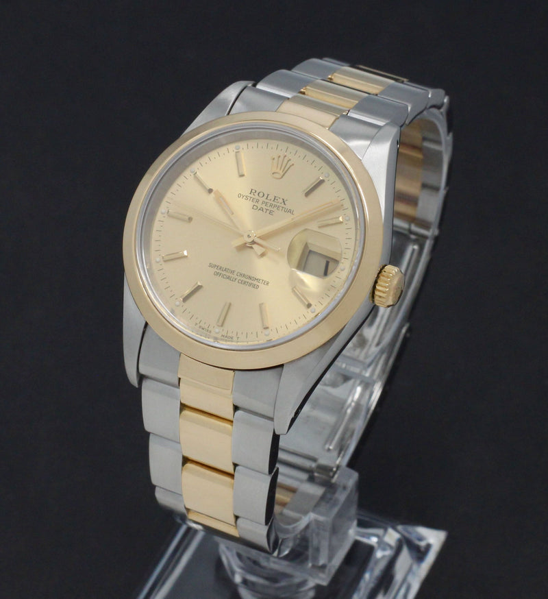 Rolex Oyster Perpetual Date 15203 - 1996 - Rolex horloge - Rolex kopen - Rolex heren horloge - Trophies Watches