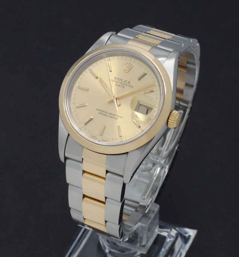 Rolex Oyster Perpetual Date 15203 - 1996 - Rolex horloge - Rolex kopen - Rolex heren horloge - Trophies Watches