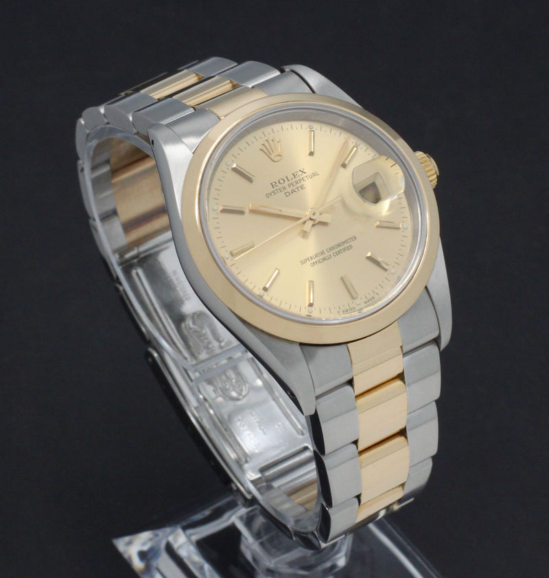 Rolex Oyster Perpetual Date 15203 - 1996 - Rolex horloge - Rolex kopen - Rolex heren horloge - Trophies Watches