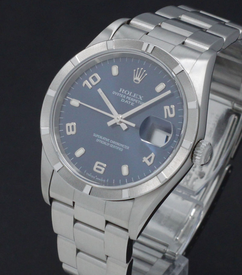 Rolex Oyster Perpetual Date 15210 - 1999 - Rolex horloge - Rolex kopen - Rolex heren horloge - Trophies Watches