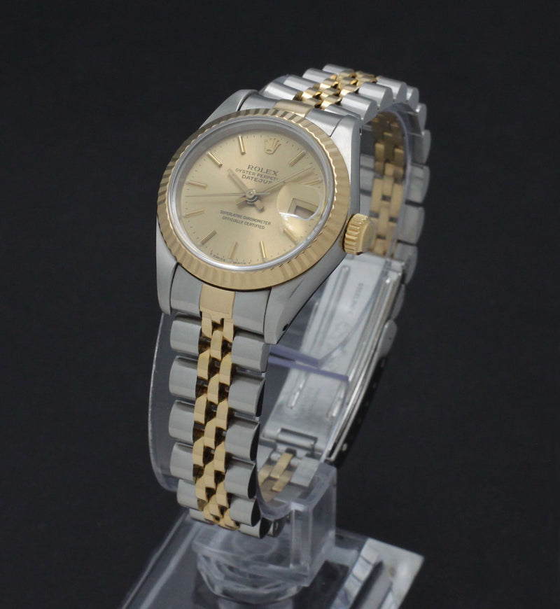 Rolex Lady-Datejust 69173 - 1988 - Rolex horloge - Rolex kopen - Rolex dames horloge - Trophies Watches