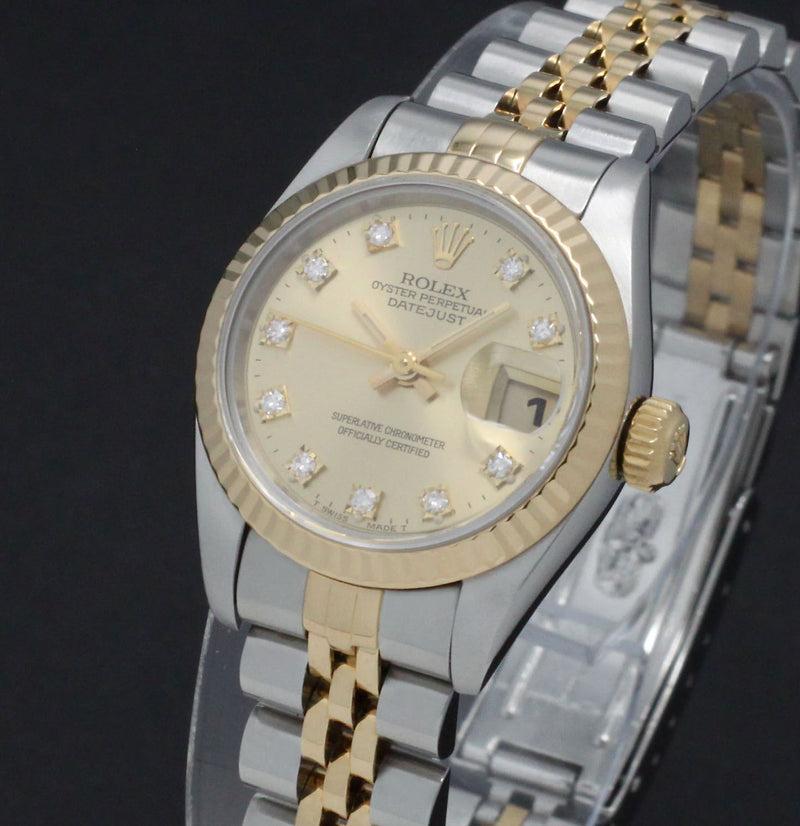 Rolex Lady-Datejust 69173G - 1994 - Rolex horloge - Rolex kopen - Rolex dames horloge - Trophies Watches