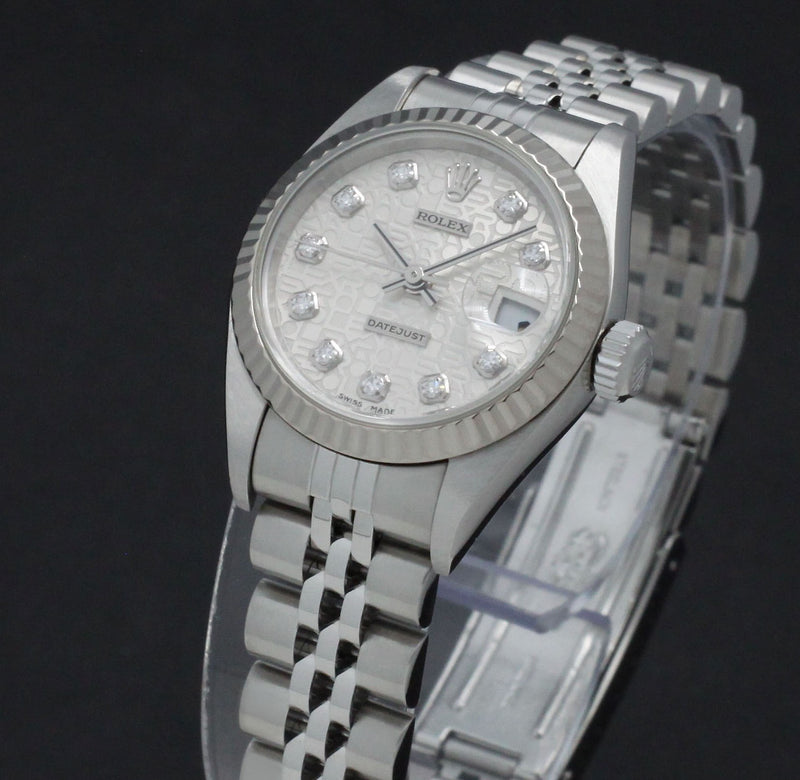 Rolex Oyster Perpetual Lady Datejust 79174G Holicon - 2001 - Rolex horloge - Rolex kopen - Rolex dames horloge - Trophies Watche