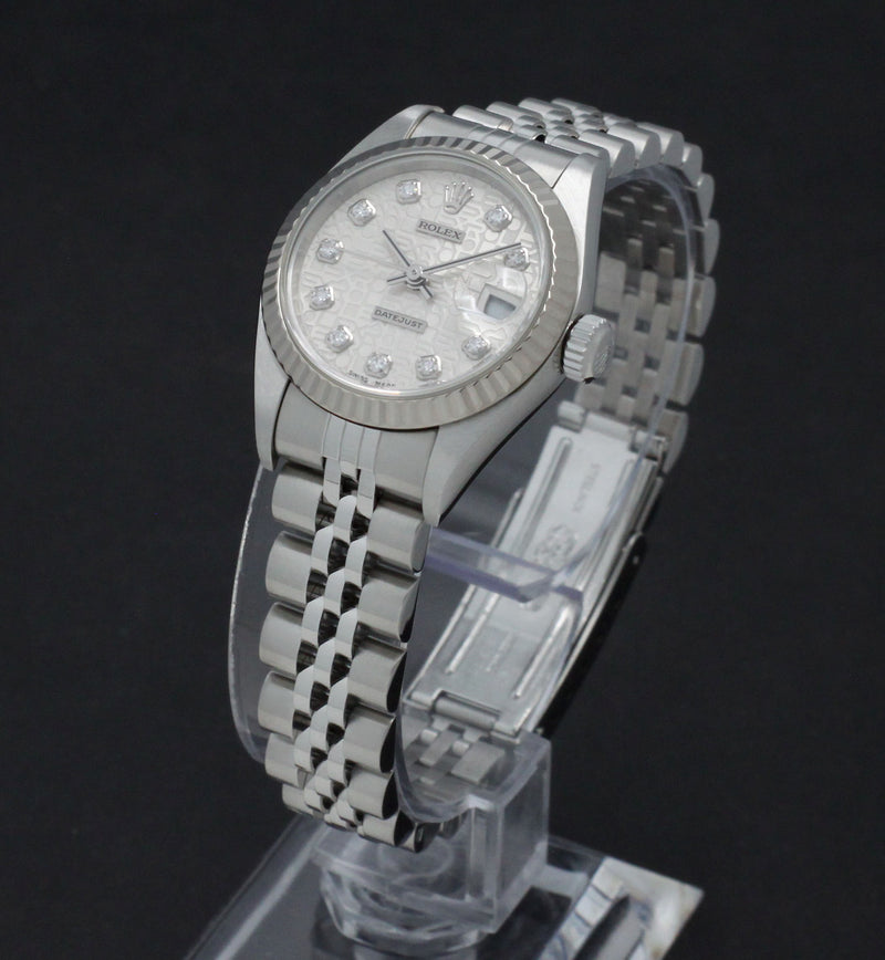 Rolex Oyster Perpetual Lady Datejust 79174G Holicon - 2001 - Rolex horloge - Rolex kopen - Rolex dames horloge - Trophies Watche