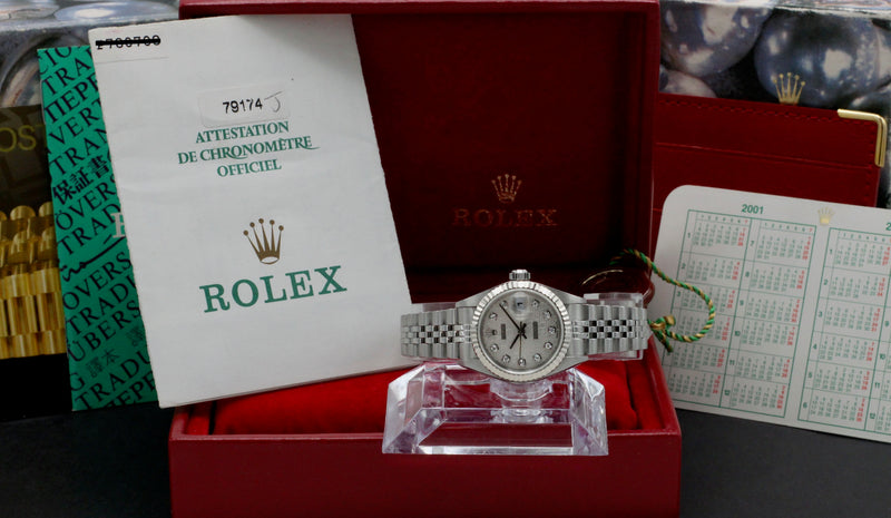 Rolex Oyster Perpetual Lady Datejust 79174G Holicon - 2001 - Rolex horloge - Rolex kopen - Rolex dames horloge - Trophies Watche