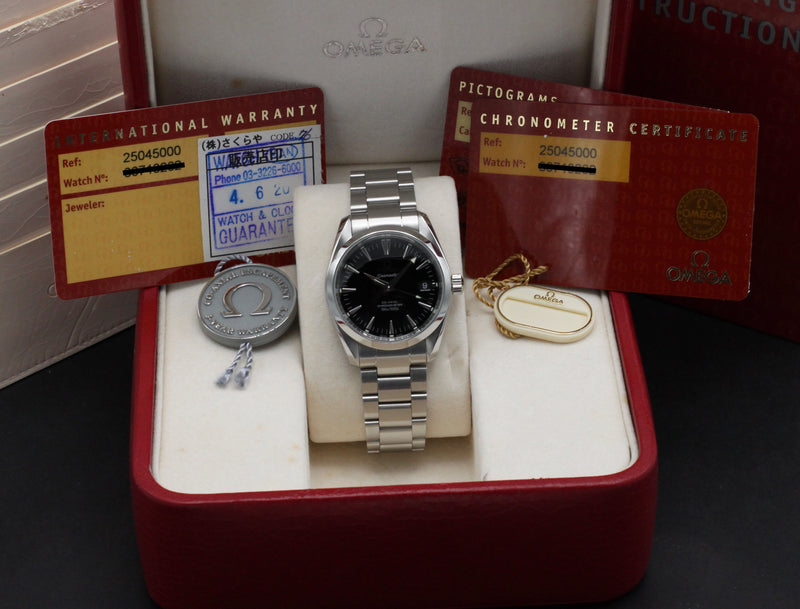 Omega Seamaster Aqua Terra Co-axial 2504.50.00 - 2004 - Omega horloge - Omega kopen - Omega heren horloge - Trophies Watches