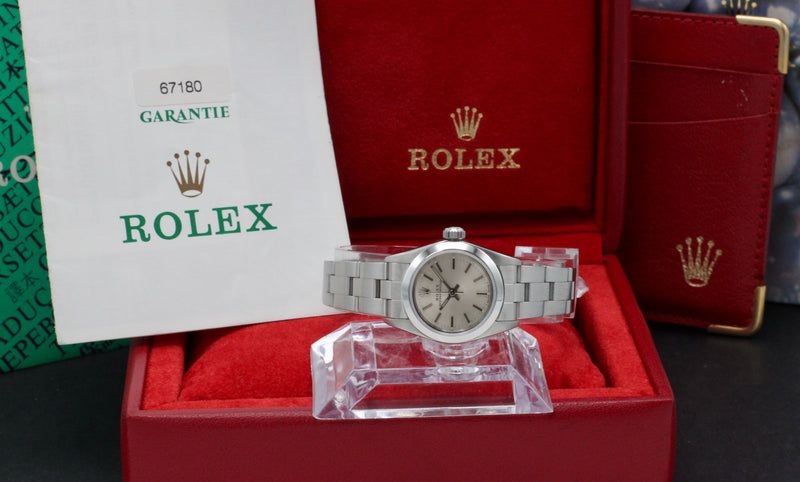 Rolex Oyster Perpetual 67180 - 1998 - Rolex horloge - Rolex kopen - Rolex dames horloge - Trophies Watches