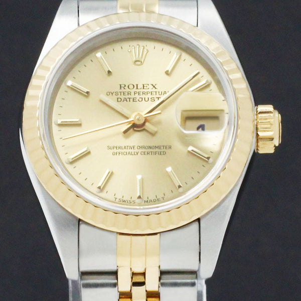 Rolex Lady-Datejust 69173 - 1997 - Rolex horloge - Rolex kopen - Rolex dames horloge - Trophies Watches