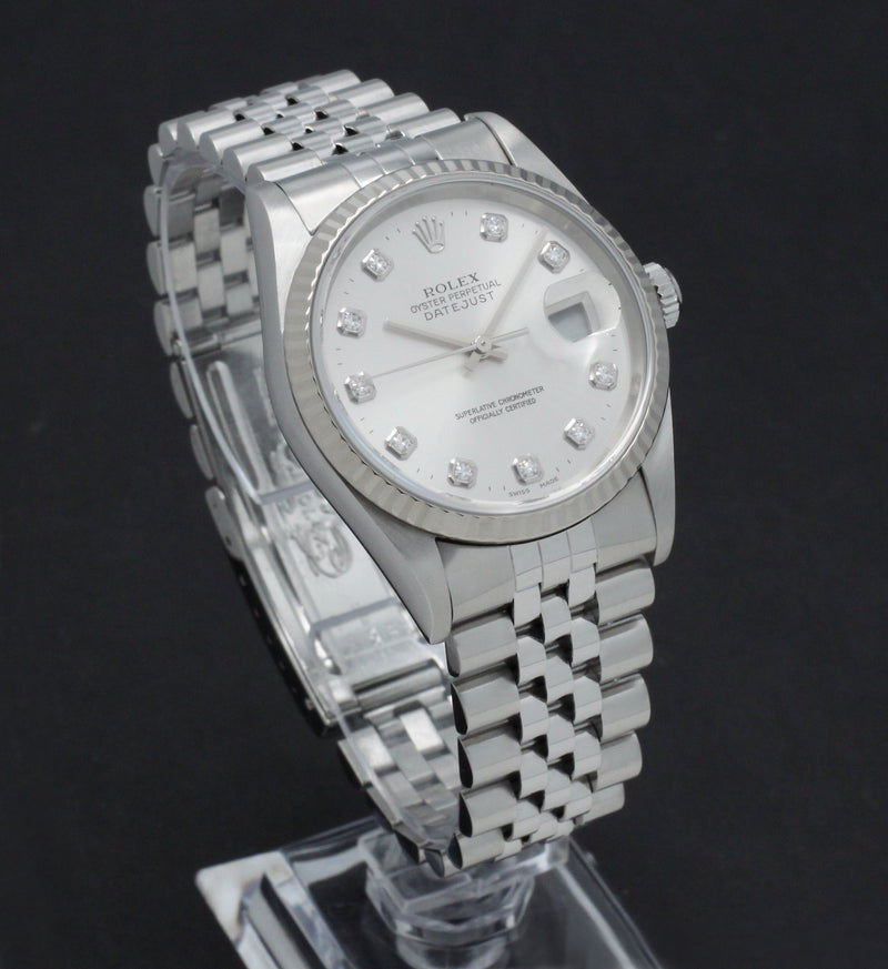 Rolex Datejust 16234G - 2000 - Rolex horloge - Rolex kopen - Rolex heren horloge - Trophies Watches