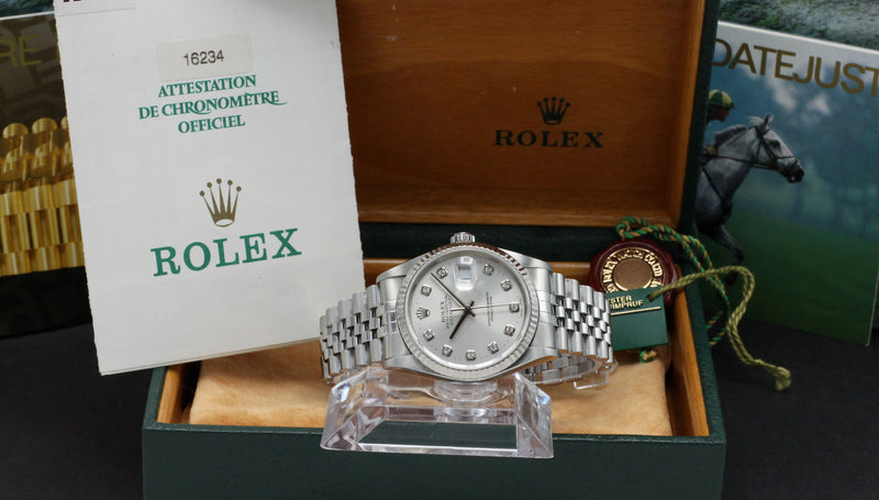 Rolex Datejust 16234G - 2000 - Rolex horloge - Rolex kopen - Rolex heren horloge - Trophies Watches