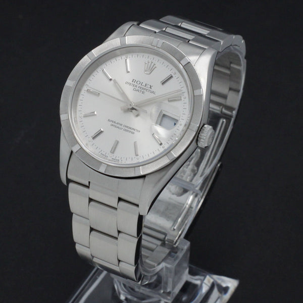 Rolex Oyster Perpetual Date 15210 - 1997 - Rolex horloge - Rolex kopen - Rolex heren horloge - Trophies Watches