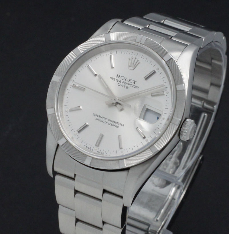 Rolex Oyster Perpetual Date 15210 - 1997 - Rolex horloge - Rolex kopen - Rolex heren horloge - Trophies Watches