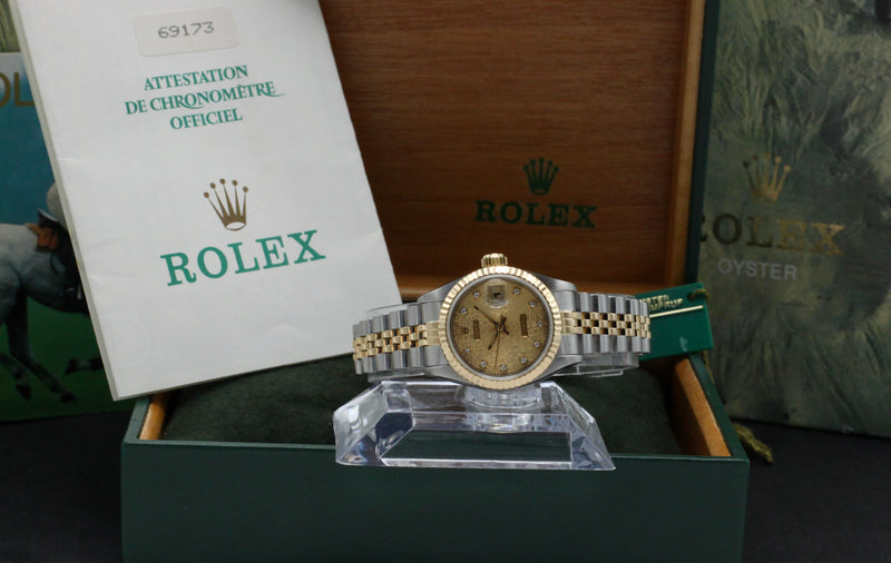 Rolex Lady-Datejust 69173G - 1992 - Rolex horloge - Rolex kopen - Rolex dames horloge - Trophies Watches