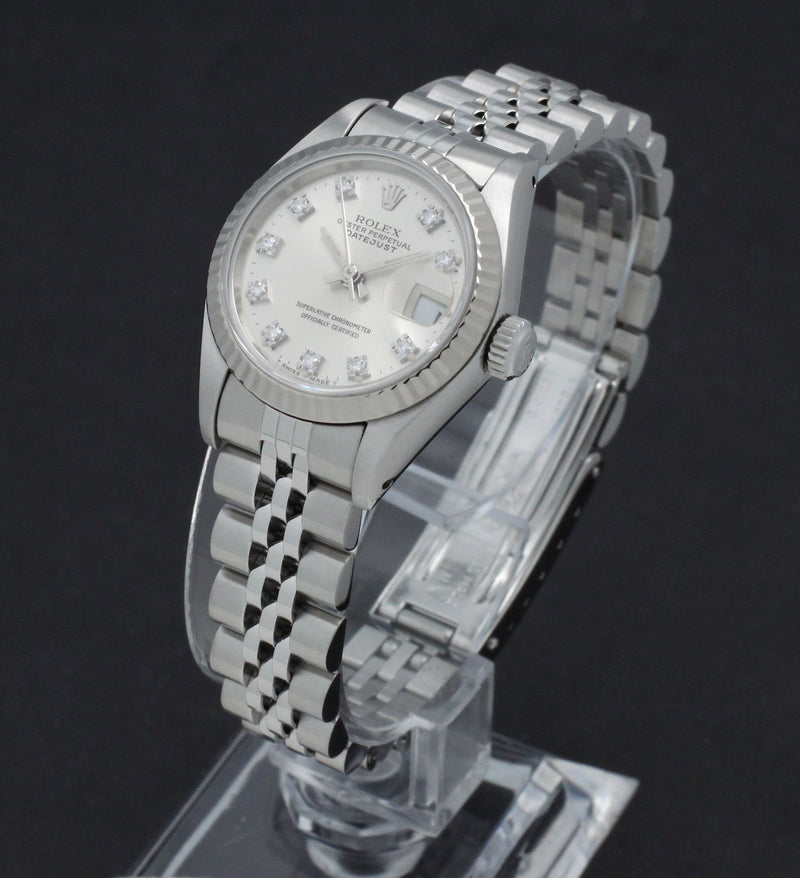 Rolex Oyster Perpetual Lady Datejust 69174G - 1989 - Rolex horloge - Rolex kopen - Rolex dames horloge - Trophies Watches