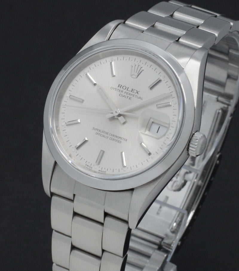 Rolex Oyster Perpetual Date 15200 - 2001 - Rolex horloge - Rolex kopen - Rolex heren horloge - Trophies Watches