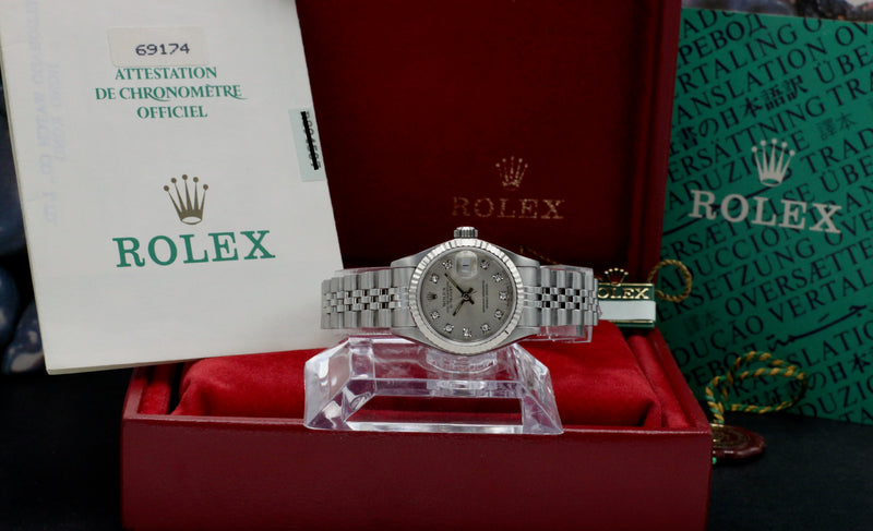 Rolex Oyster Perpetual Lady Datejust 69174G - 1989 - Rolex horloge - Rolex kopen - Rolex dames horloge - Trophies Watches