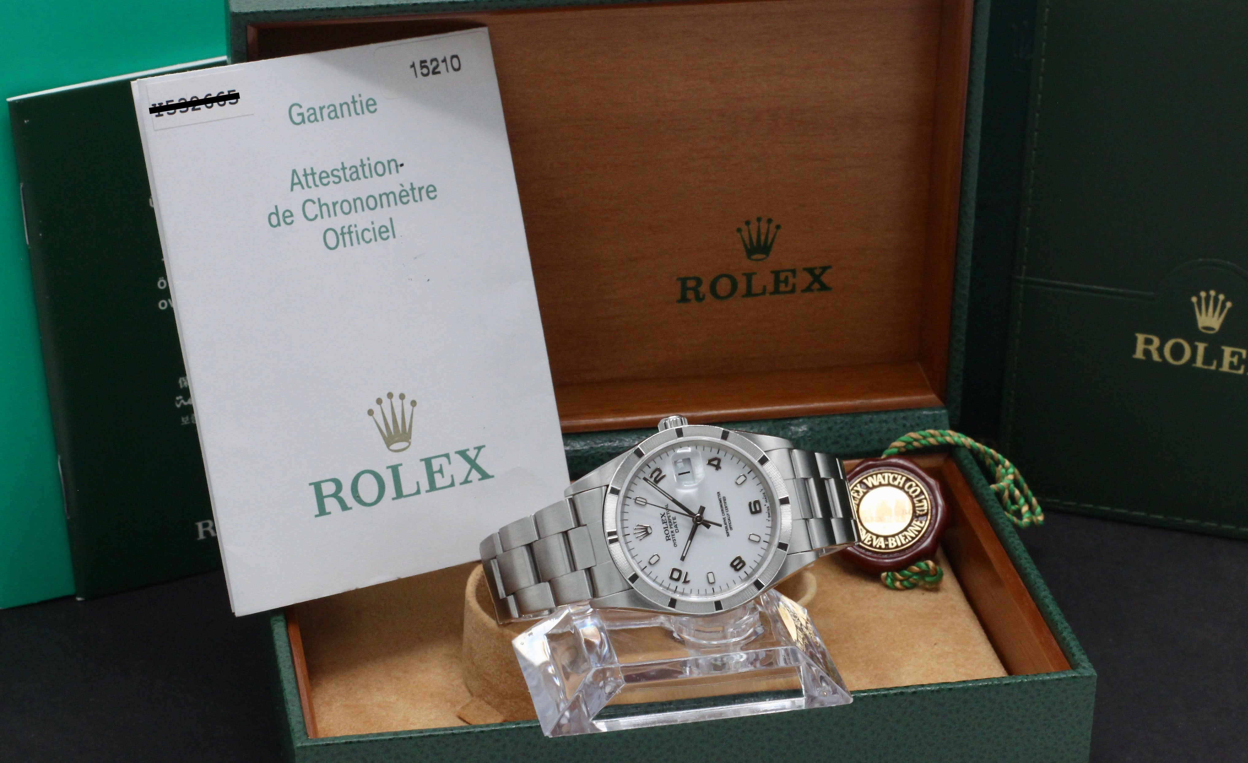 Rolex Oyster Perpetual Date 1520 - 2003 - Rolex horloge - Rolex kopen - Rolex heren horloge - Trophies Watches