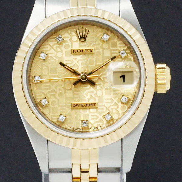 Rolex Lady-Datejust 69173G - 1992 - Rolex horloge - Rolex kopen - Rolex dames horloge - Trophies Watches