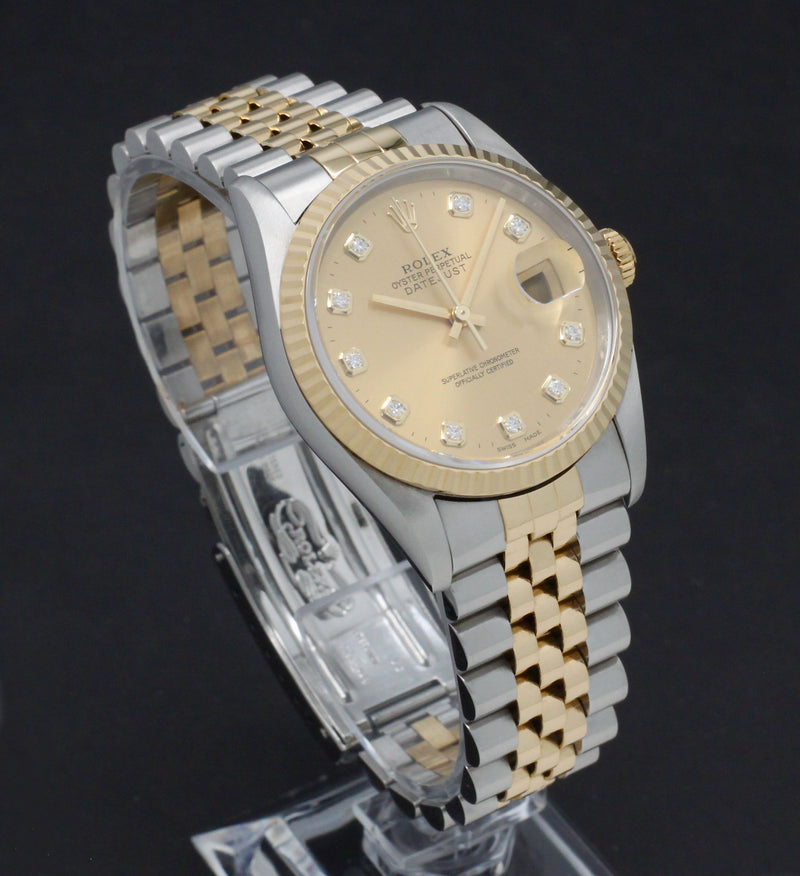 Rolex Datejust 16233G - 1997 - Rolex horloge - Rolex kopen - Rolex heren horloge - Trophies Watches