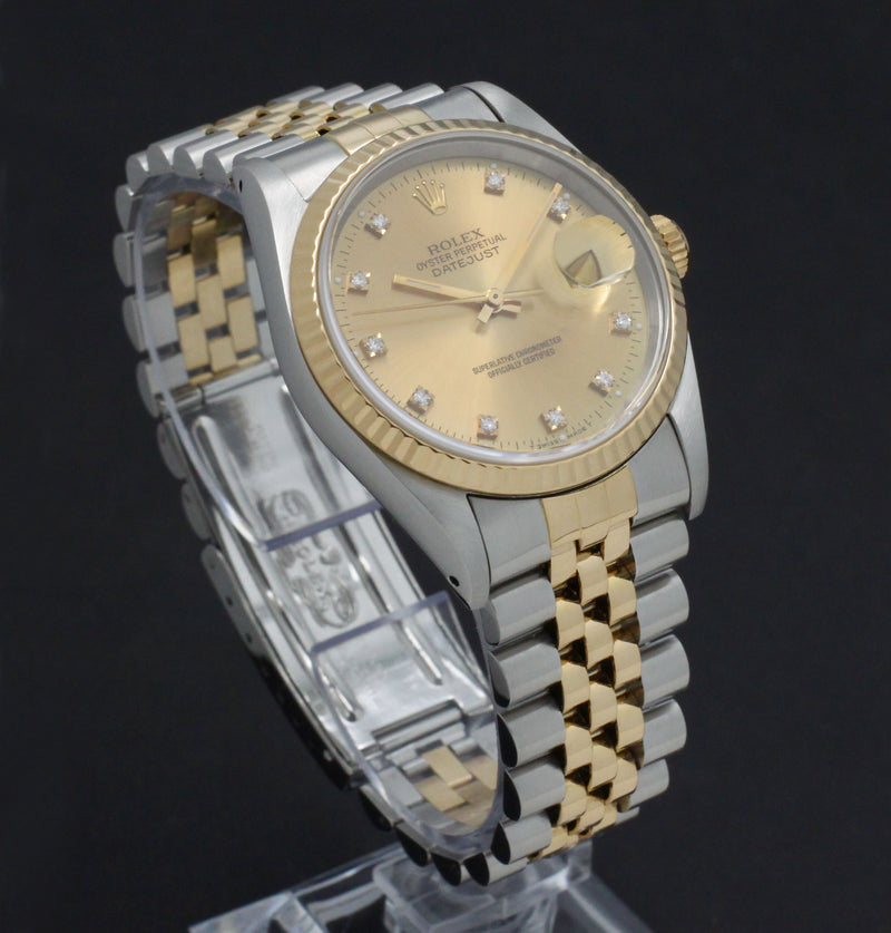 Rolex Datejust 16233G - 1993 - Rolex horloge - Rolex kopen - Rolex heren horloge - Trophies Watches