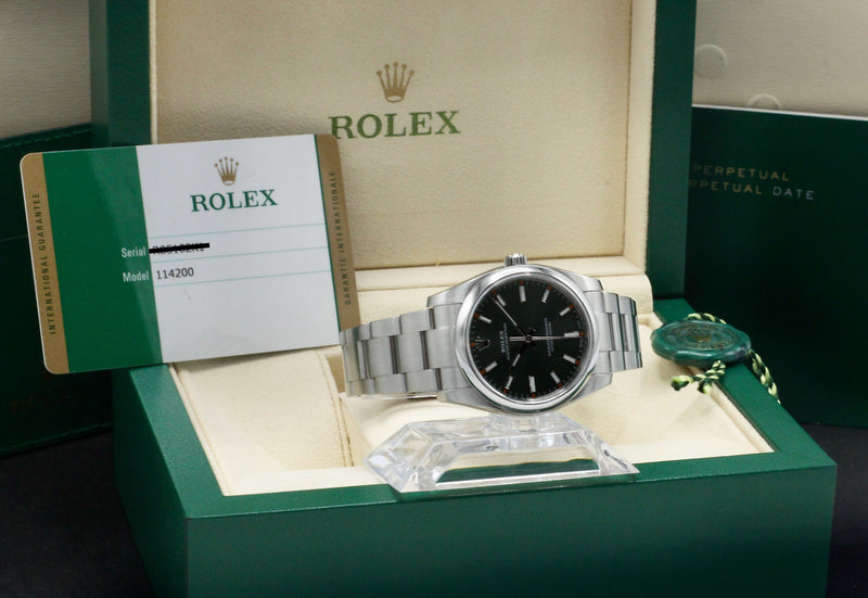 Rolex Oyster Perpetual 34 114200 - 2015 - Rolex horloge - Rolex kopen - Rolex heren horloge - Trophies Watches