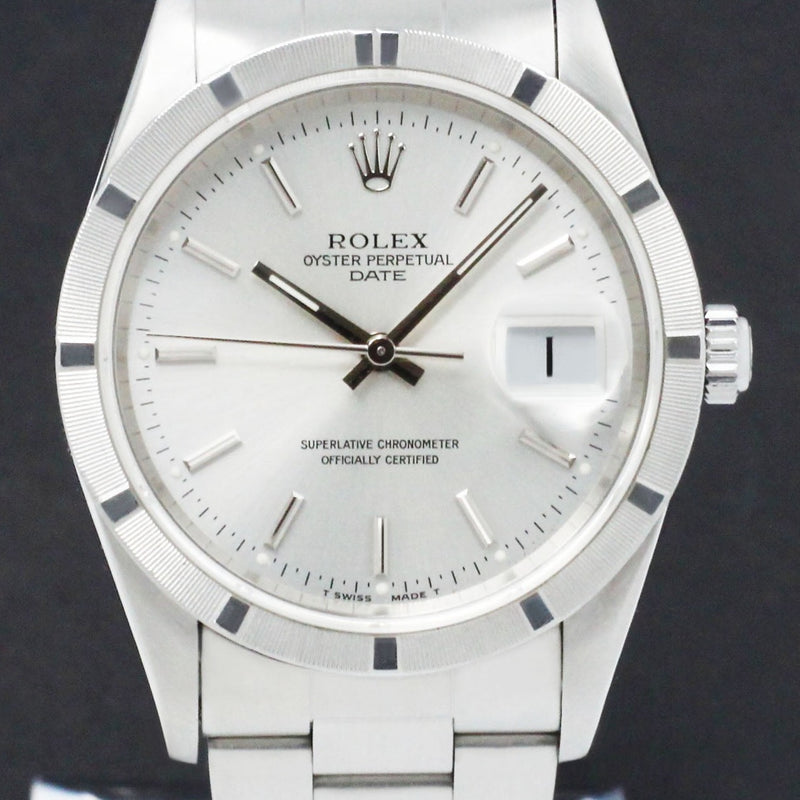 Rolex Oyster Perpetual Date 15210 - 1997 - Rolex horloge - Rolex kopen - Rolex heren horloge - Trophies Watches