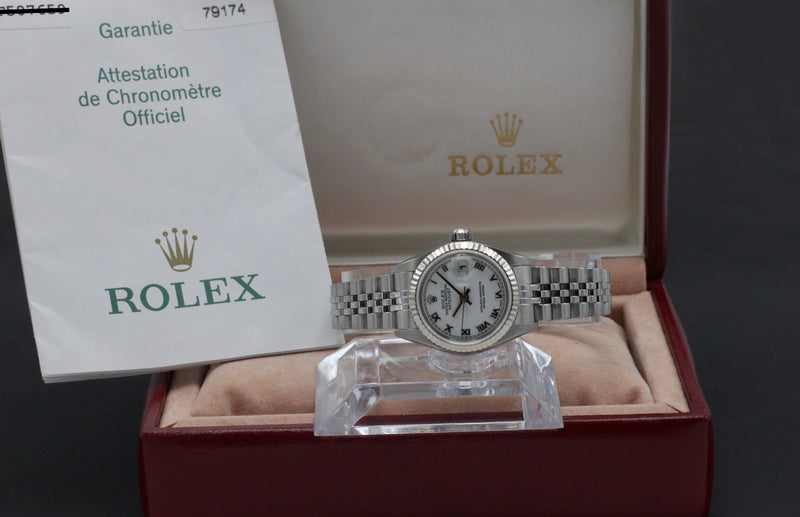 Rolex Oyster Perpetual Lady Datejust 79174 - 2004 - Rolex horloge - Rolex kopen - Rolex dames horloge - Trophies Watches