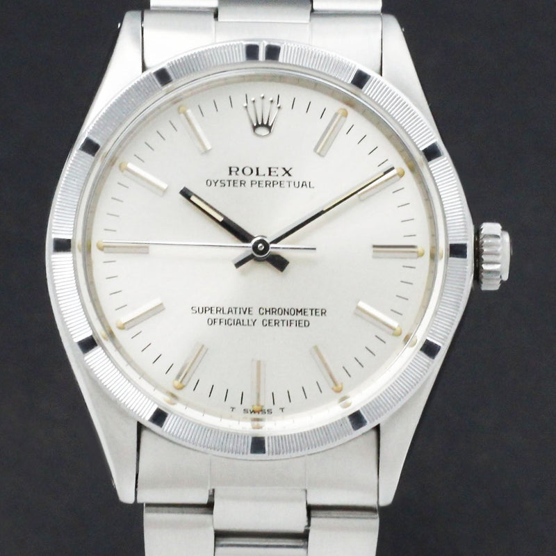 Rolex Oyster Perpetual 34 1007 Box Papers 1981 Trophies Watches