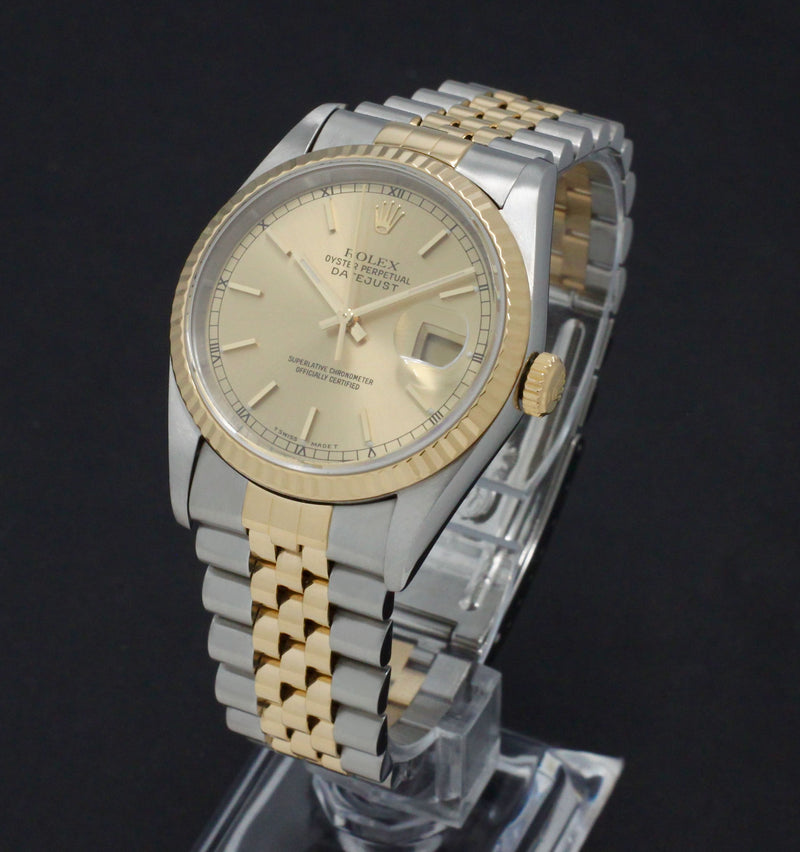 Rolex Datejust 16233 - 1999 - Rolex horloge - Rolex kopen - Rolex heren horloge - Trophies Watches