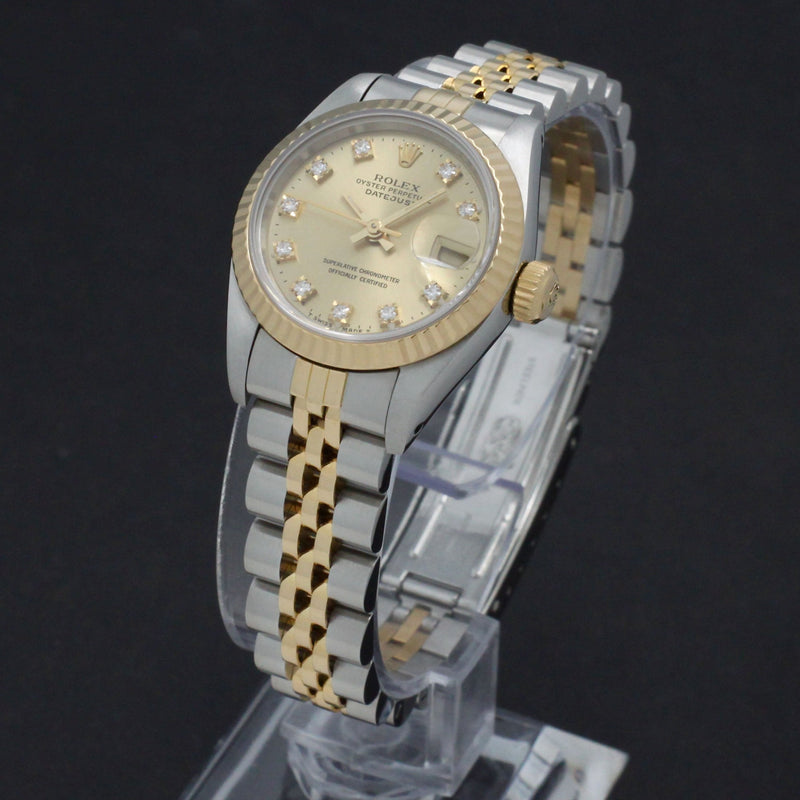 Rolex Lady-Datejust 69173G - 1991 - Rolex horloge - Rolex kopen - Rolex dames horloge - Trophies Watches