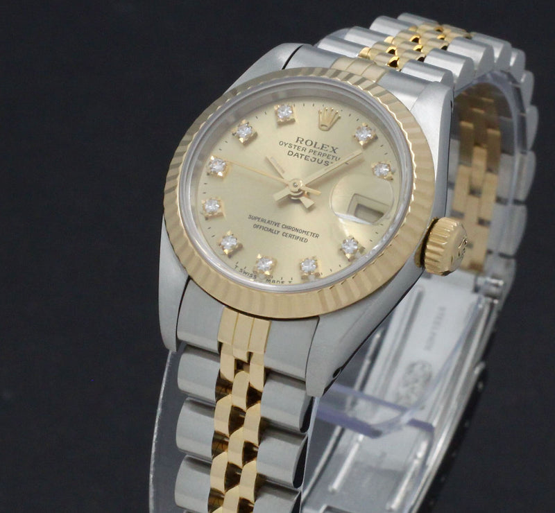 Rolex Lady-Datejust 69173G - 1991 - Rolex horloge - Rolex kopen - Rolex dames horloge - Trophies Watches